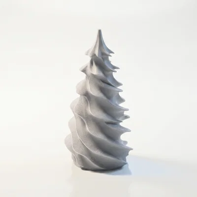 Mô hình Điêu khắc Cây thông Trừu tượng Độc đáo - In 3D