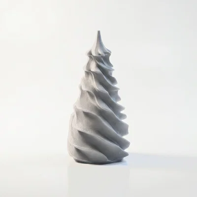 Mô hình Điêu khắc Cây thông Trừu tượng Độc đáo - In 3D