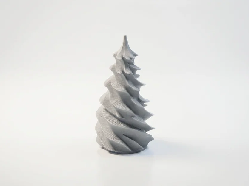 Mô hình Điêu khắc Cây thông Trừu tượng Độc đáo - In 3D - Image 4