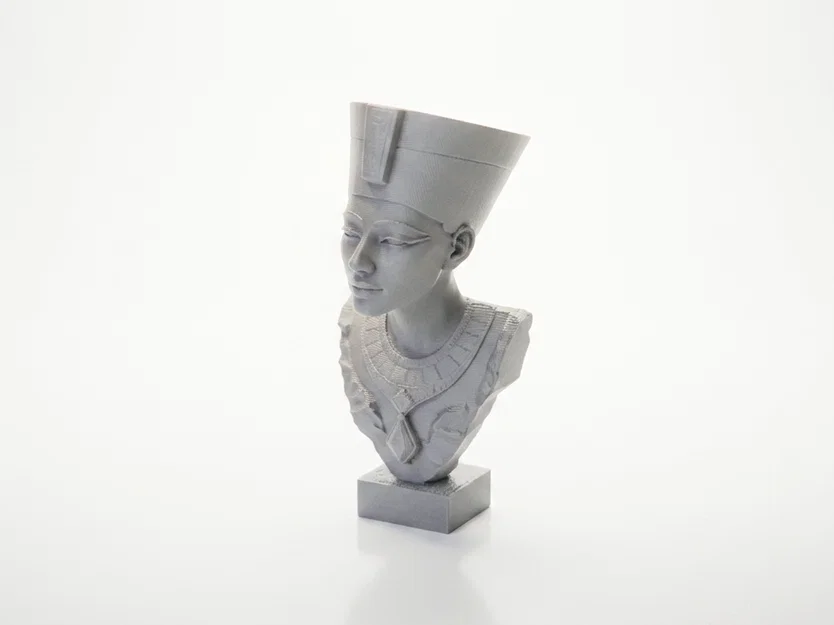 Tượng Bán Thân Pharaoh Ai Cập Cổ Đại - File 3D Printable - Image 1