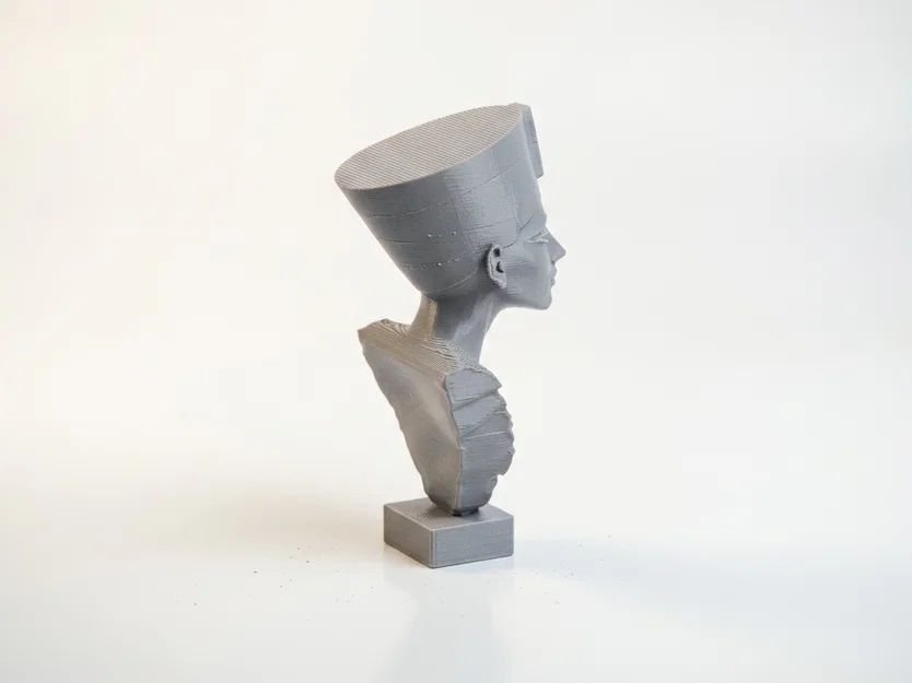 Tượng Bán Thân Pharaoh Ai Cập Cổ Đại - File 3D Printable - Image 3