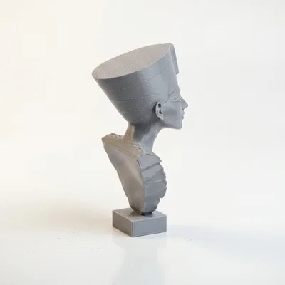Tượng Bán Thân Pharaoh Ai Cập Cổ Đại - File 3D Printable