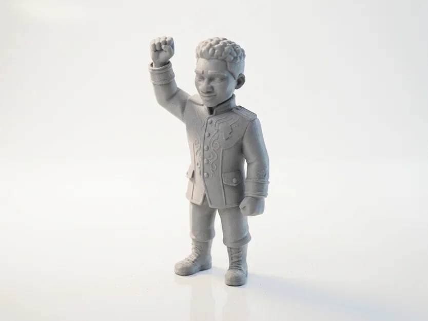 Mô hình 3D sưu tầm: Tượng Hoàng tử châu Phi - Image 1