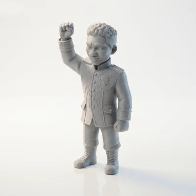 Mô hình 3D sưu tầm: Tượng Hoàng tử châu Phi