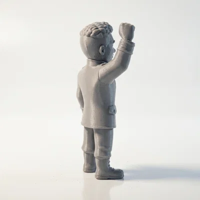 Mô hình 3D sưu tầm: Tượng Hoàng tử châu Phi