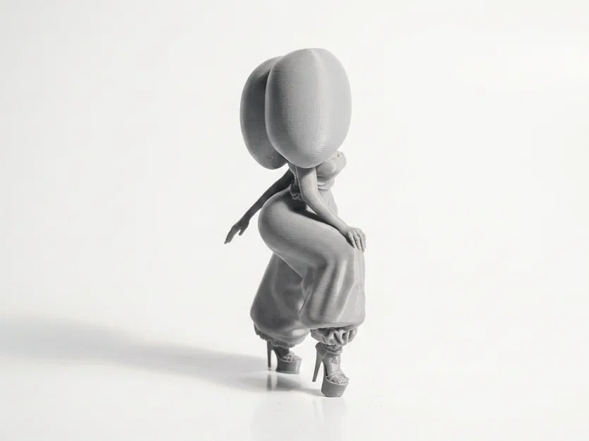 Mô hình tượng Afro Queen - Tượng phụ nữ nghệ thuật in 3D - Image 3