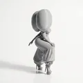 Mô hình tượng Afro Queen - Tượng phụ nữ nghệ thuật in 3D - Thumbnail 3