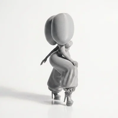 Mô hình tượng Afro Queen - Tượng phụ nữ nghệ thuật in 3D
