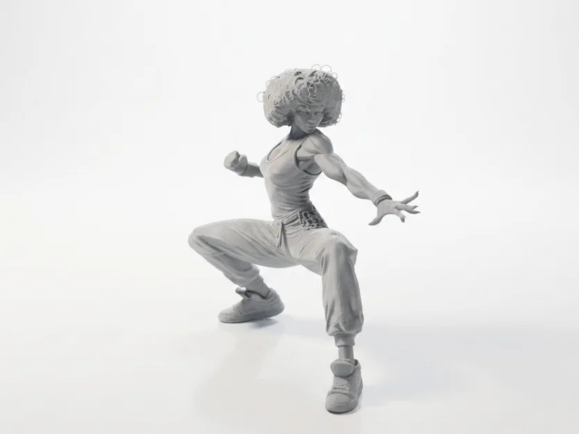 Mô hình in 3D võ sĩ Afro đầy uy lực - Image 1