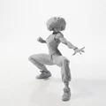 Mô hình in 3D võ sĩ Afro đầy uy lực - Thumbnail 1