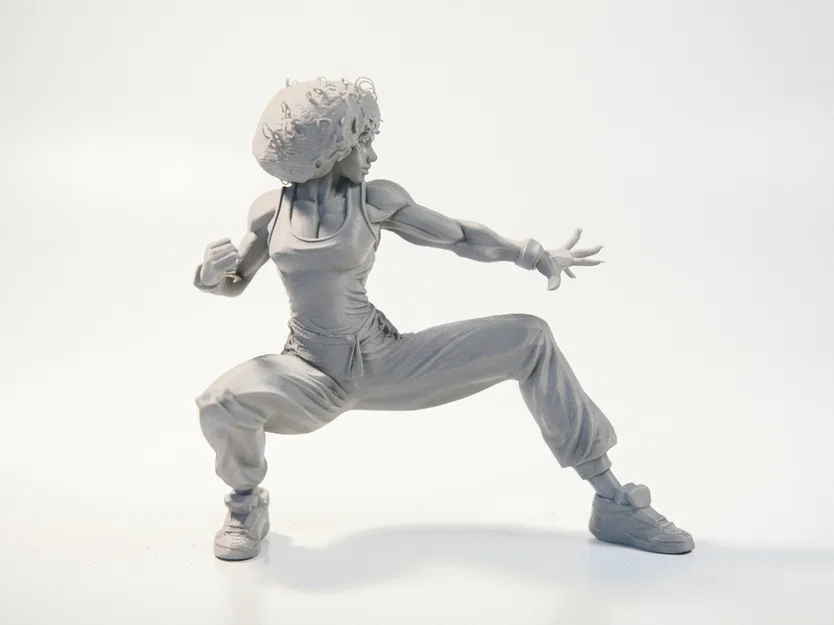 Mô hình in 3D võ sĩ Afro đầy uy lực - Image 2