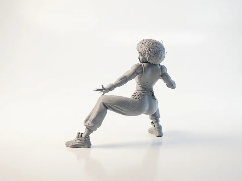 Mô hình in 3D võ sĩ Afro đầy uy lực - Image 4