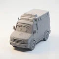 Mô Hình Xe Cứu Thương Đồ Chơi In 3D Chi Tiết - Thumbnail 1