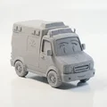 Mô Hình Xe Cứu Thương Đồ Chơi In 3D Chi Tiết - Thumbnail 2
