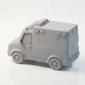 Mô Hình Xe Cứu Thương Đồ Chơi In 3D Chi Tiết - Thumbnail 4