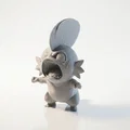 Mô hình 3D Quái vật giận dữ (Angry Monster Figurine) - Thumbnail 1