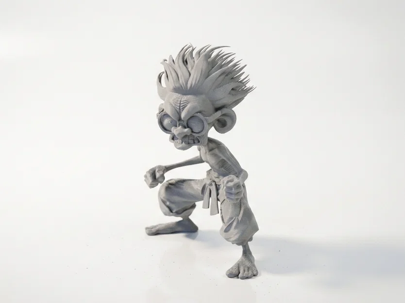 Mô hình 3D ông già cáu kỉnh cực chi tiết - Image 1
