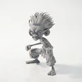 Mô hình 3D ông già cáu kỉnh cực chi tiết - Thumbnail 1