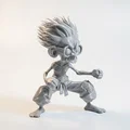 Mô hình 3D ông già cáu kỉnh cực chi tiết - Thumbnail 2