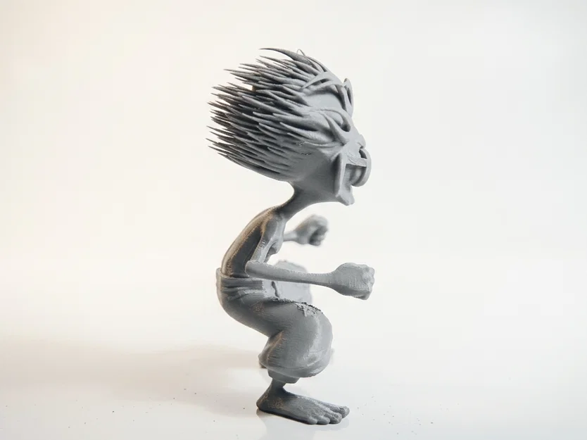 Mô hình 3D ông già cáu kỉnh cực chi tiết - Image 3