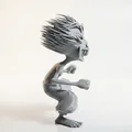 Mô hình 3D ông già cáu kỉnh cực chi tiết - Thumbnail 3