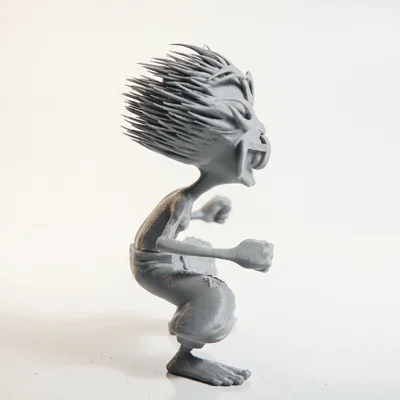 Mô hình 3D ông già cáu kỉnh cực chi tiết