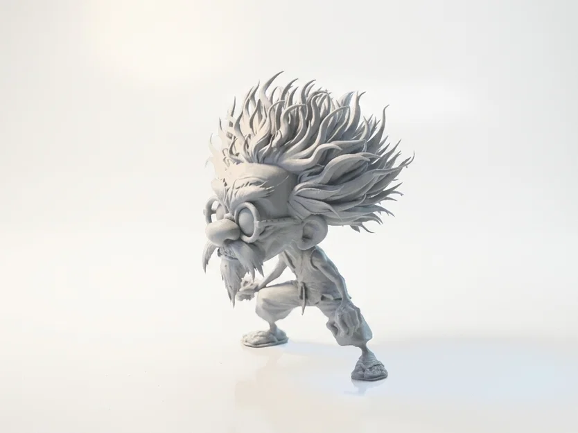 Mô hình nhân vật tóc dựng 3D dành cho sưu tầm - Image 1