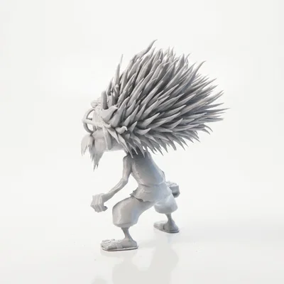 Mô hình nhân vật tóc dựng 3D dành cho sưu tầm