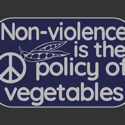 Bảng hiệu Không bạo lực (Non-Violence sign)