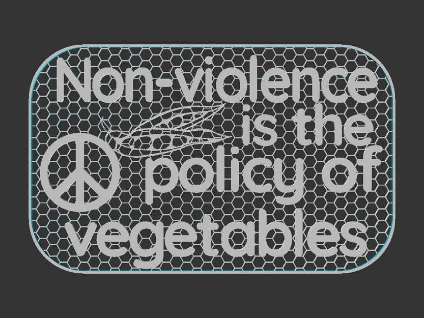 Bảng hiệu Không bạo lực (Non-Violence sign) - Image 3