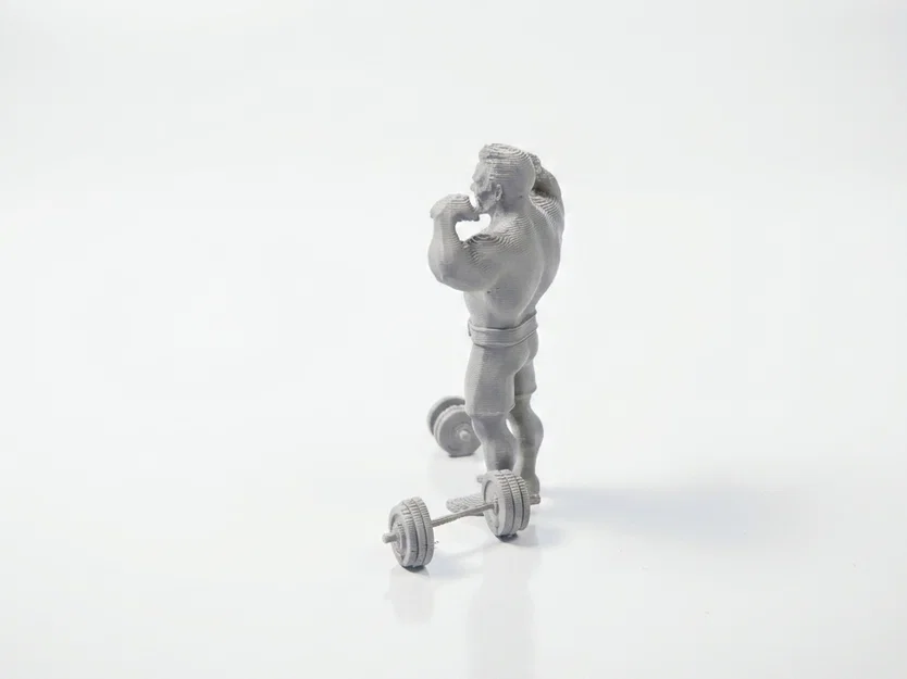 Mô hình vận động viên thể hình 3D - Tượng trang trí fitness sưu tầm - Image 4