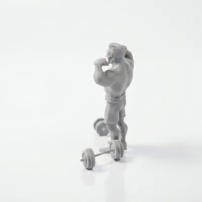 Mô hình vận động viên thể hình 3D - Tượng trang trí fitness sưu tầm
