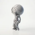 Mô hình in 3D thần Titan Atlas gánh cả thế giới trong thần thoại Hy Lạp - Thumbnail 1