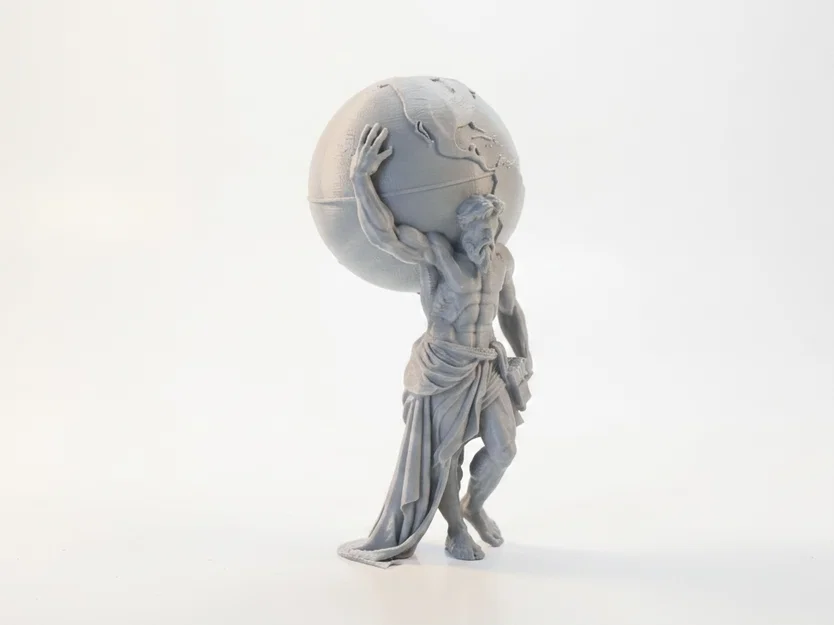 Mô hình in 3D thần Titan Atlas gánh cả thế giới trong thần thoại Hy Lạp - Image 2