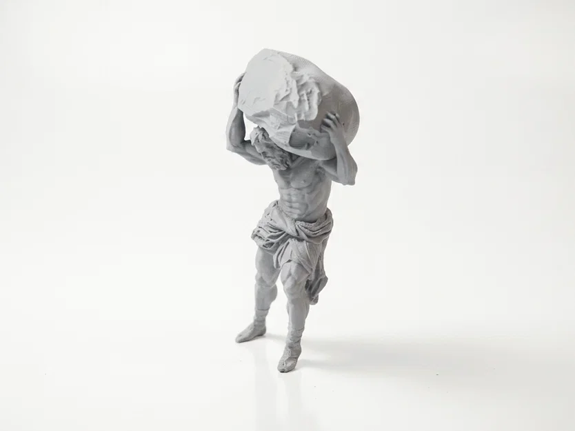 Mô hình tượng đầu lâu Atlas - Sản phẩm in 3D độc đáo - Image 1