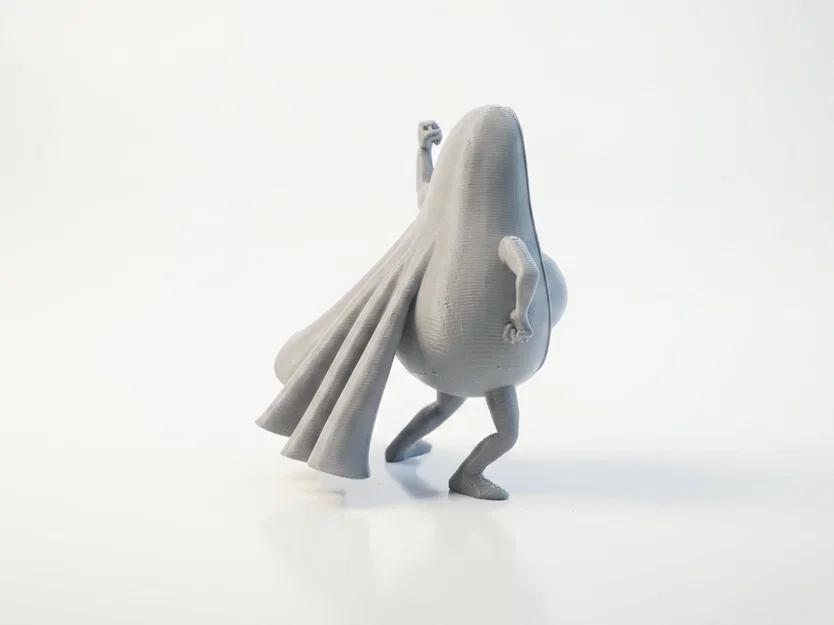 Mô hình 3D quả bơ siêu anh hùng - Avocado Hero - Image 3