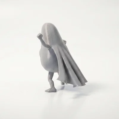 Mô hình 3D quả bơ siêu anh hùng - Avocado Hero