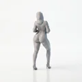 Mô hình in 3D tượng nữ sinh cá tính - Thumbnail 4