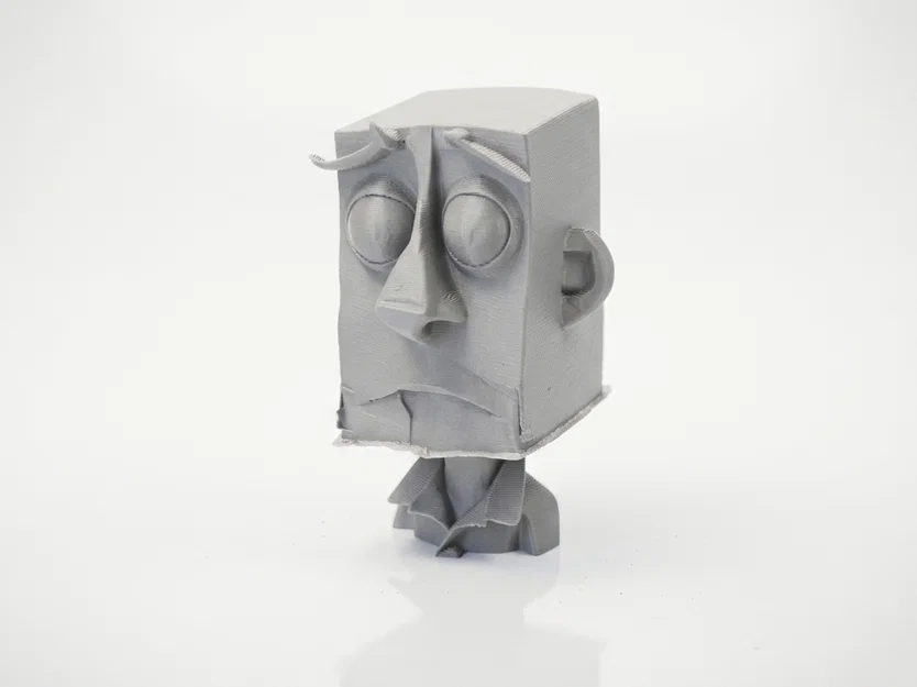 Mô hình điêu khắc Bag Head trang trí bàn làm việc in 3D - Image 1