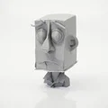 Mô hình điêu khắc Bag Head trang trí bàn làm việc in 3D - Thumbnail 1