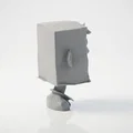 Mô hình điêu khắc Bag Head trang trí bàn làm việc in 3D - Thumbnail 3