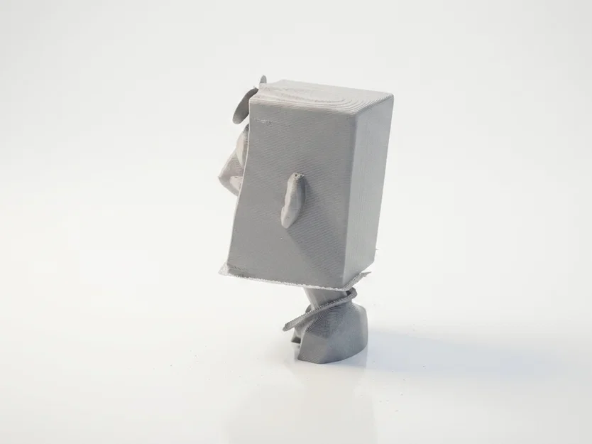 Mô hình điêu khắc Bag Head trang trí bàn làm việc in 3D - Image 4
