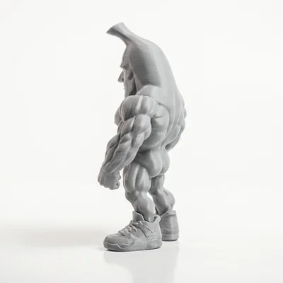 Mô hình nhân vật Banana Man cơ bắp in 3D độc đáo