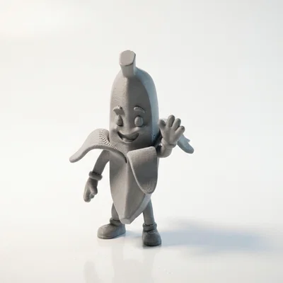 Mô hình 3D Chú Chuối Vẫy Tay Độc Đáo