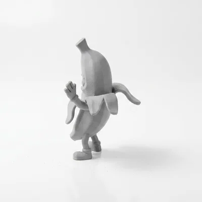 Mô hình 3D Chú Chuối Vẫy Tay Độc Đáo