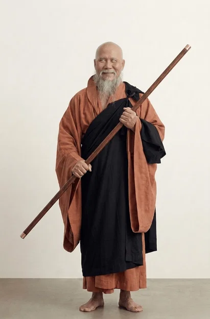 Mô hình 3D Sư phụ Master Po (Keye Luke) từ phim Kung Fu 1972 - Image 1