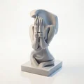 Mô hình điêu khắc 3D nhân vật van nài đầy cảm xúc - Thumbnail 1