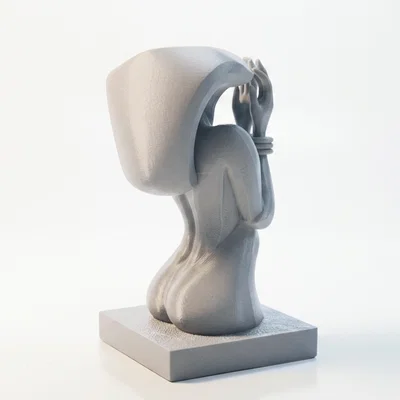 Mô hình điêu khắc 3D nhân vật van nài đầy cảm xúc