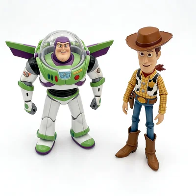 Bộ mô hình 3D Woody và Buzz Lightyear từ Toy Story (1995)