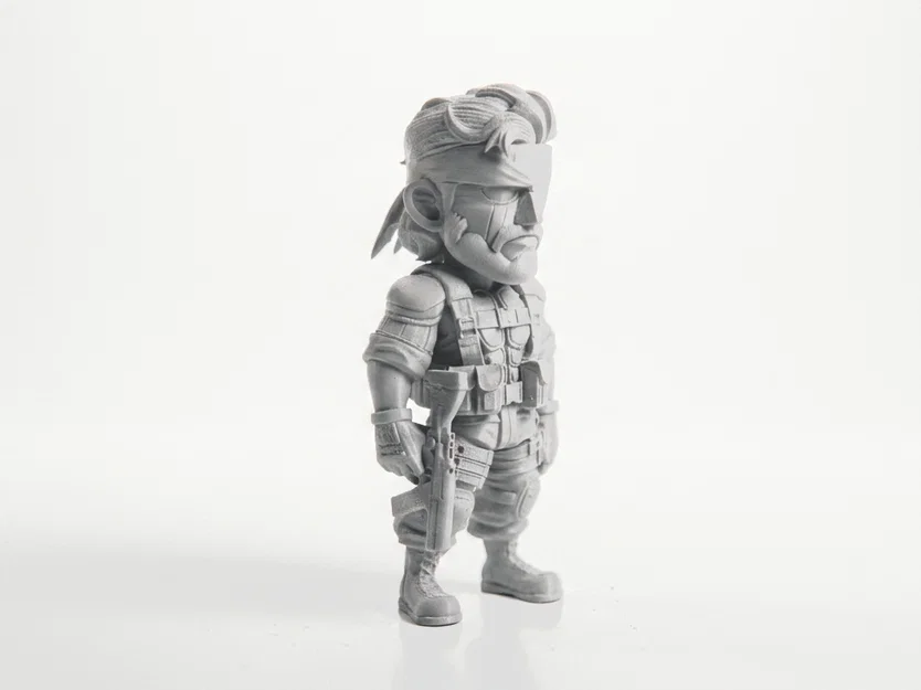 Mô hình 3D Big Boss Military Figurine - Image 2